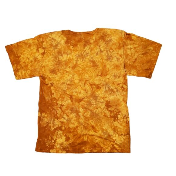 NWT Cactus Bay by Lynee Y2K Unisex 90 99 Orange / Brown Tie Dye T-shirt Sz M - Picture 3 of 6